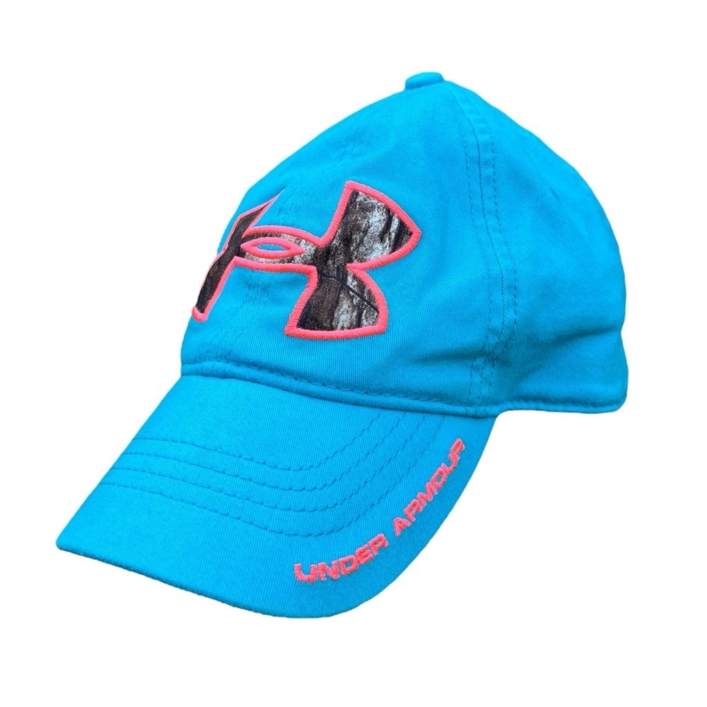 Under Armour Turquoise Snapback Baseball Cap, OS, adjustable.​​